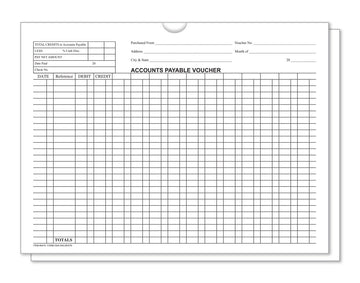 A/P Voucher Jacket - 500/Case - White